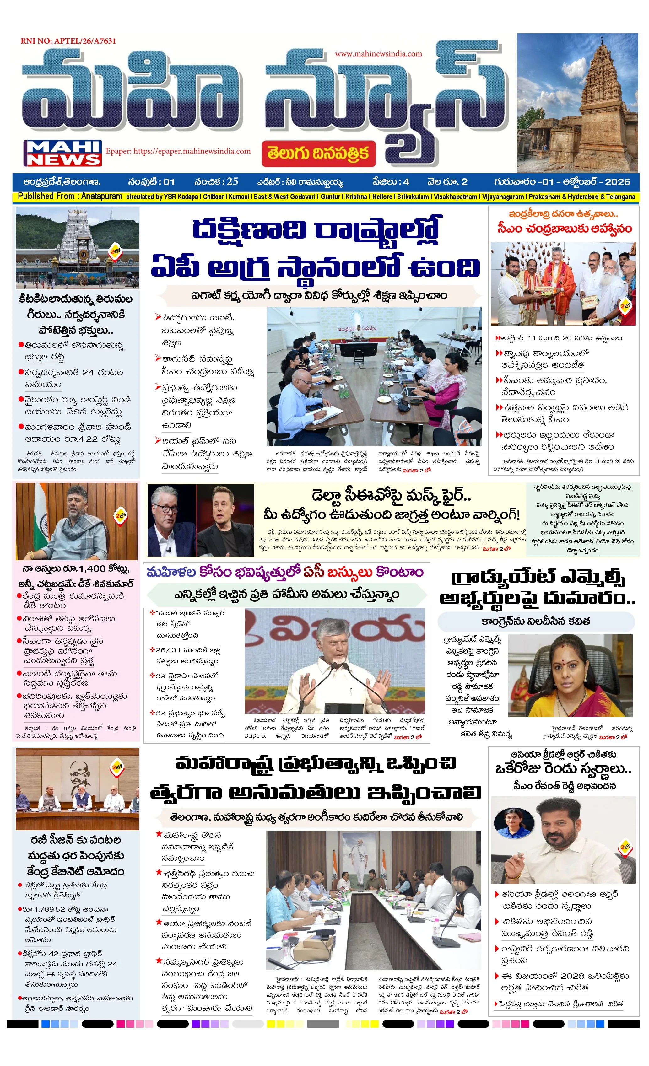 ANATAPURAM & SRI SATYA SAI DISTS Page 1
